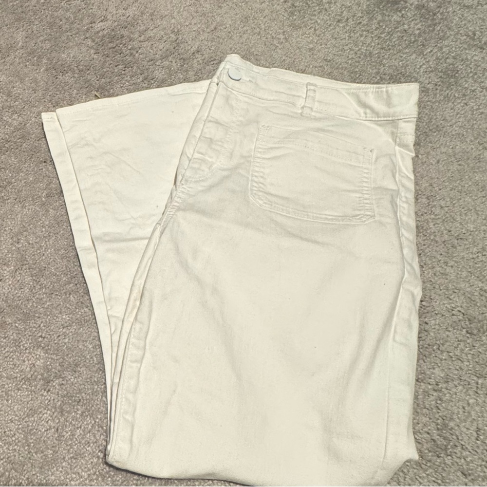 LOFT White Denim Jeans